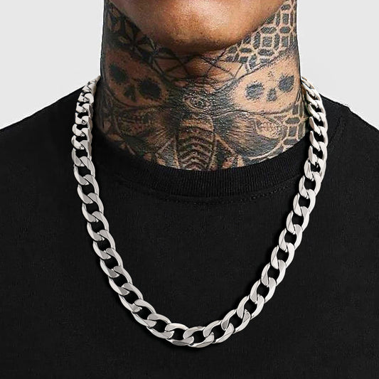 Cuban Link Curb Chain Stainless Steel Necklace for Men Womenimg