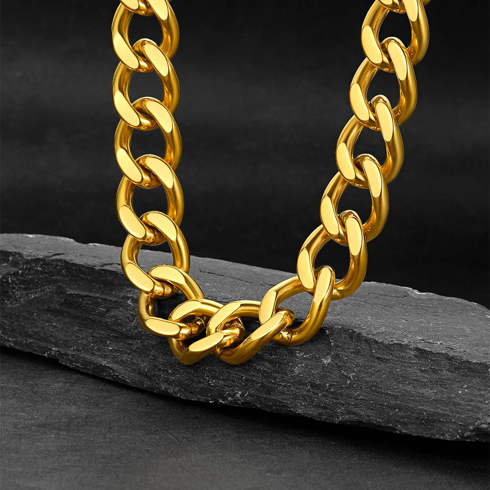 Chunky Cuban Link Chain Necklace 