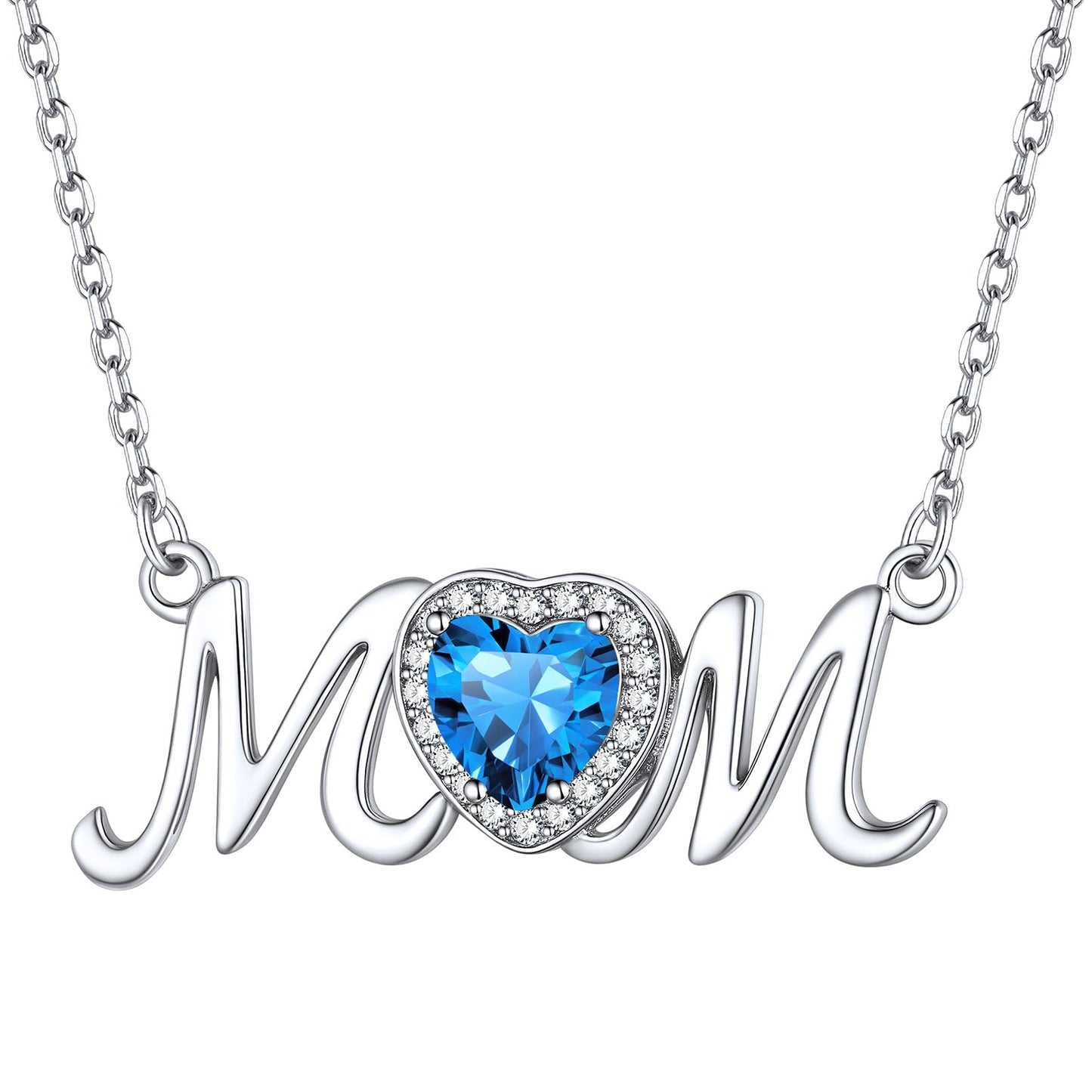 December Tanzanite Mom Necklace - Rare Purple-Blue Birthstone Jewelry