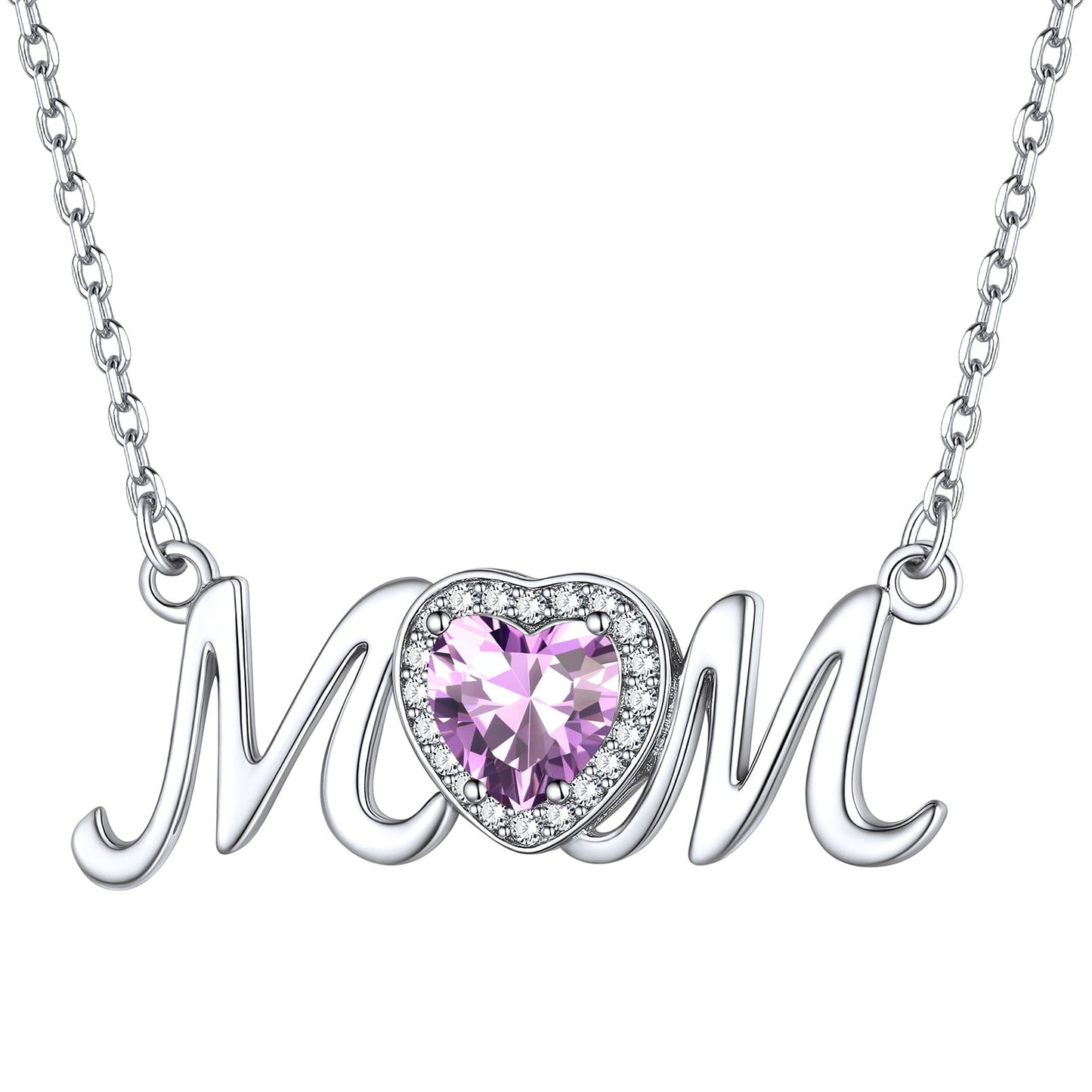 June Alexandrite Mom Necklace - Color-Shifting Birthstone Jewelry