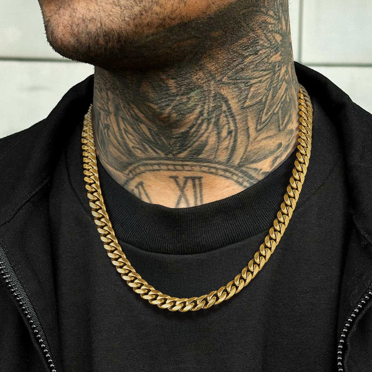 Chunky Heavy Miami Cuban Link Chain Necklace For Men