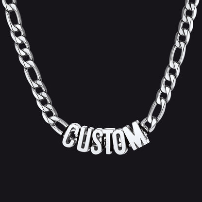 8MM Custom Name Cuban Chain Necklace for Men