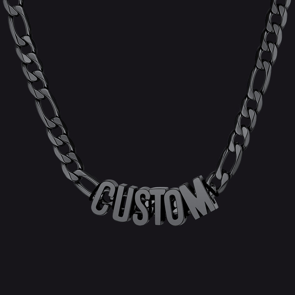 8MM Custom Name Cuban Chain Necklace for Men