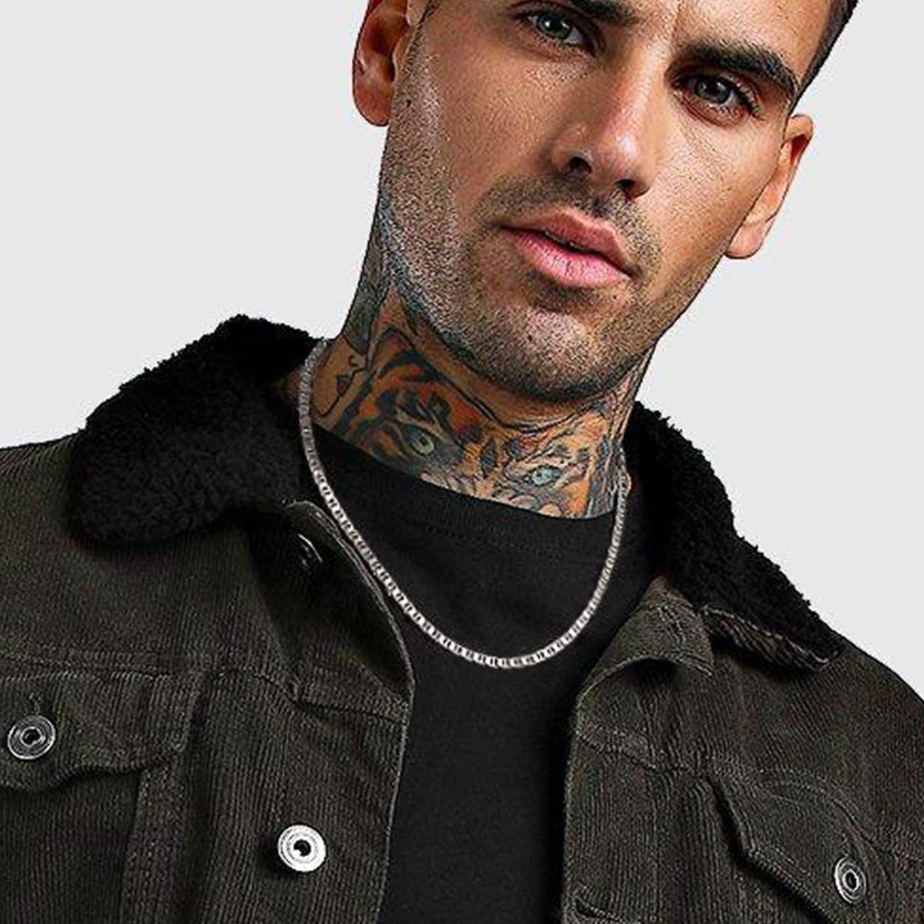 5MM Anchor Marine Chain Link Necklace for Men - FaithHeart Jewelry