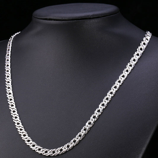 6MM Width Chain Link Necklace for Menimg