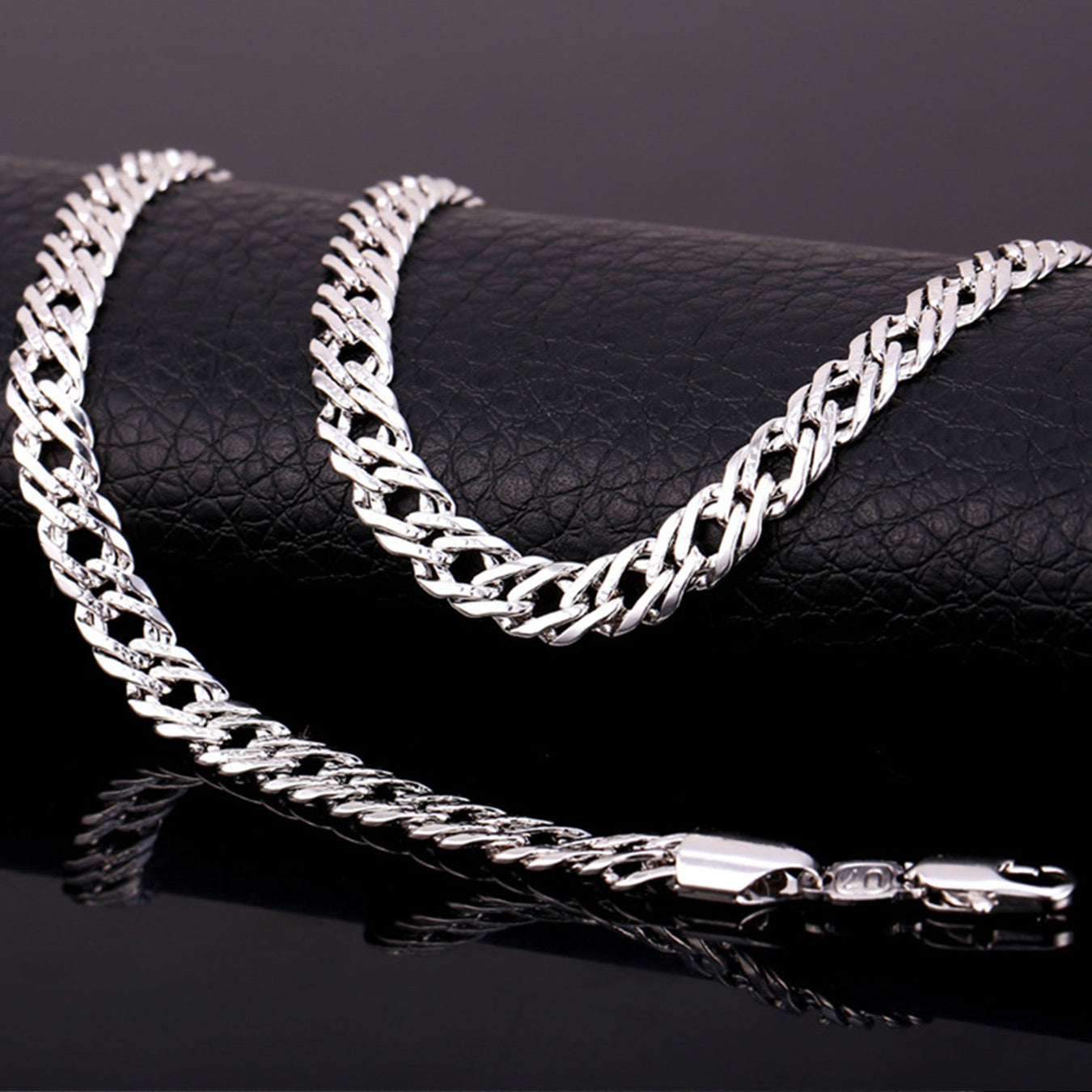 6MM Width Chain Link Necklace for Men