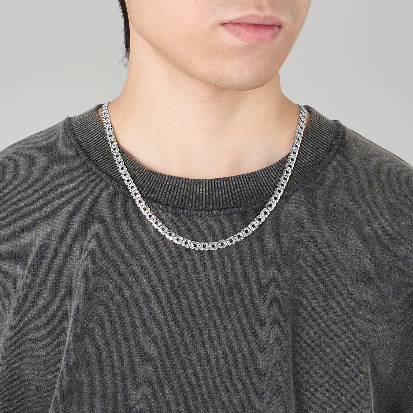 6MM Width Chain Link Necklace for Men