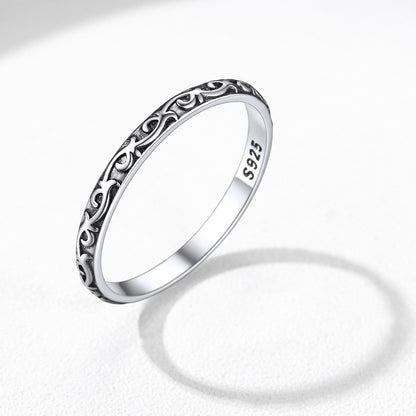 925 Sterling Silver Celtic Knot Vintage Ring Jewellery