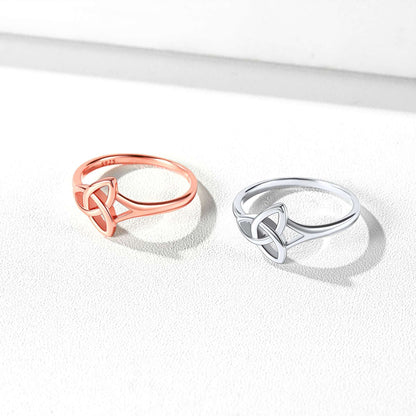 FaithHeart Sterling Silver Celtic Knot Ring - FaithHeart Jewelry