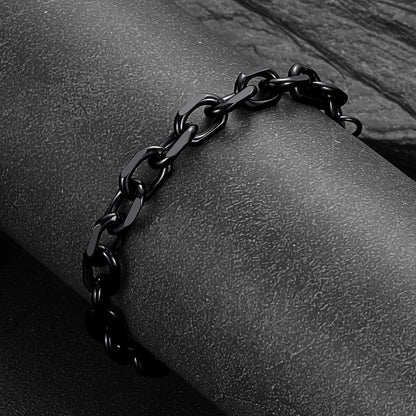 Cuban Chain Link Bracelet for Men Women 7mm/9mm/12mm Width