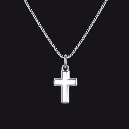 Christian Plain Cross Necklace Necklace for Men Women