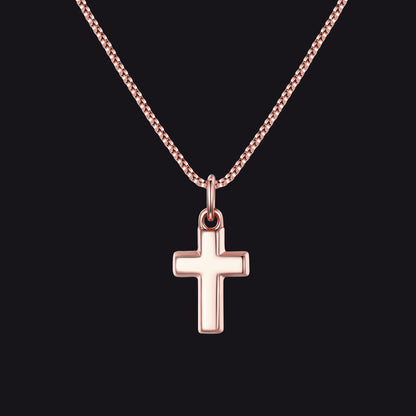 Christian Plain Cross Necklace Necklace for Men Women