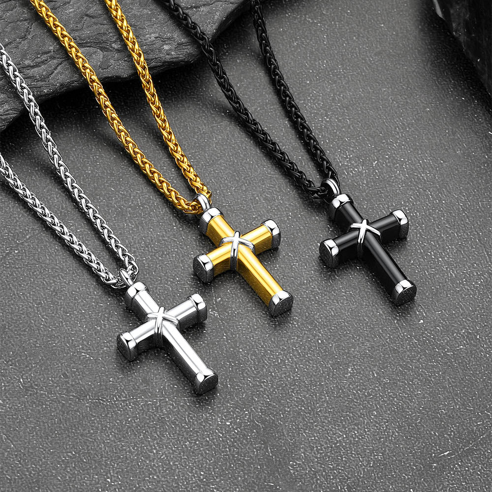 Cross Cremation Urn Necklace Customizable Urn Memorial Jewelry