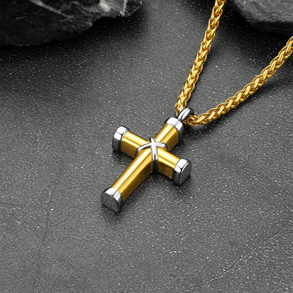 Cross Cremation Urn Necklace Customizable Urn Memorial Jewelry