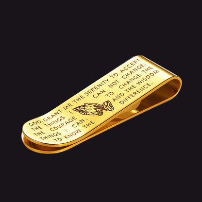 Customized Prayer Hands Money Clip Money Card Holder for Men