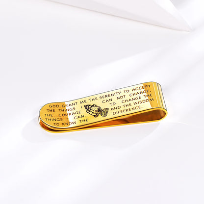 Customized Prayer Hands Money Clip Money Card Holder for Men