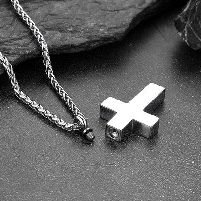 Cross Urn Pendant Necklace Memorial Keepsakes Pendants