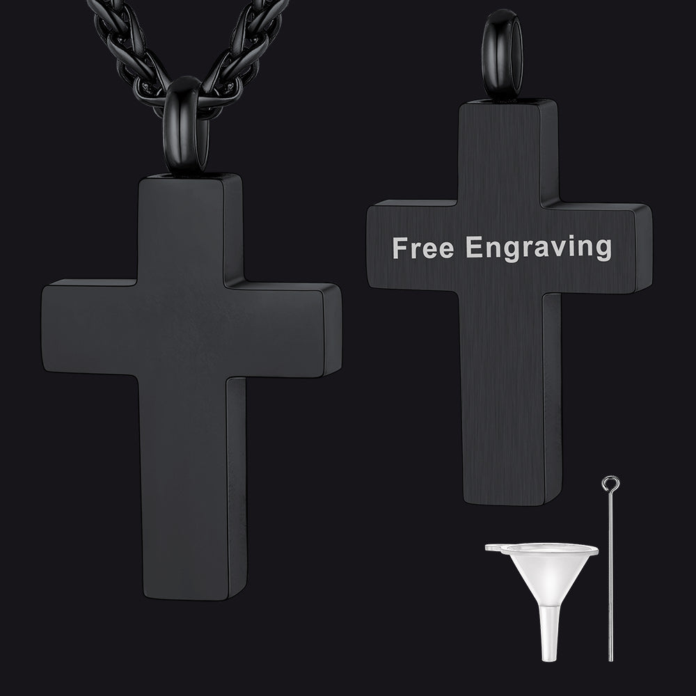 Cross Urn Pendant Necklace Memorial Keepsakes Pendants