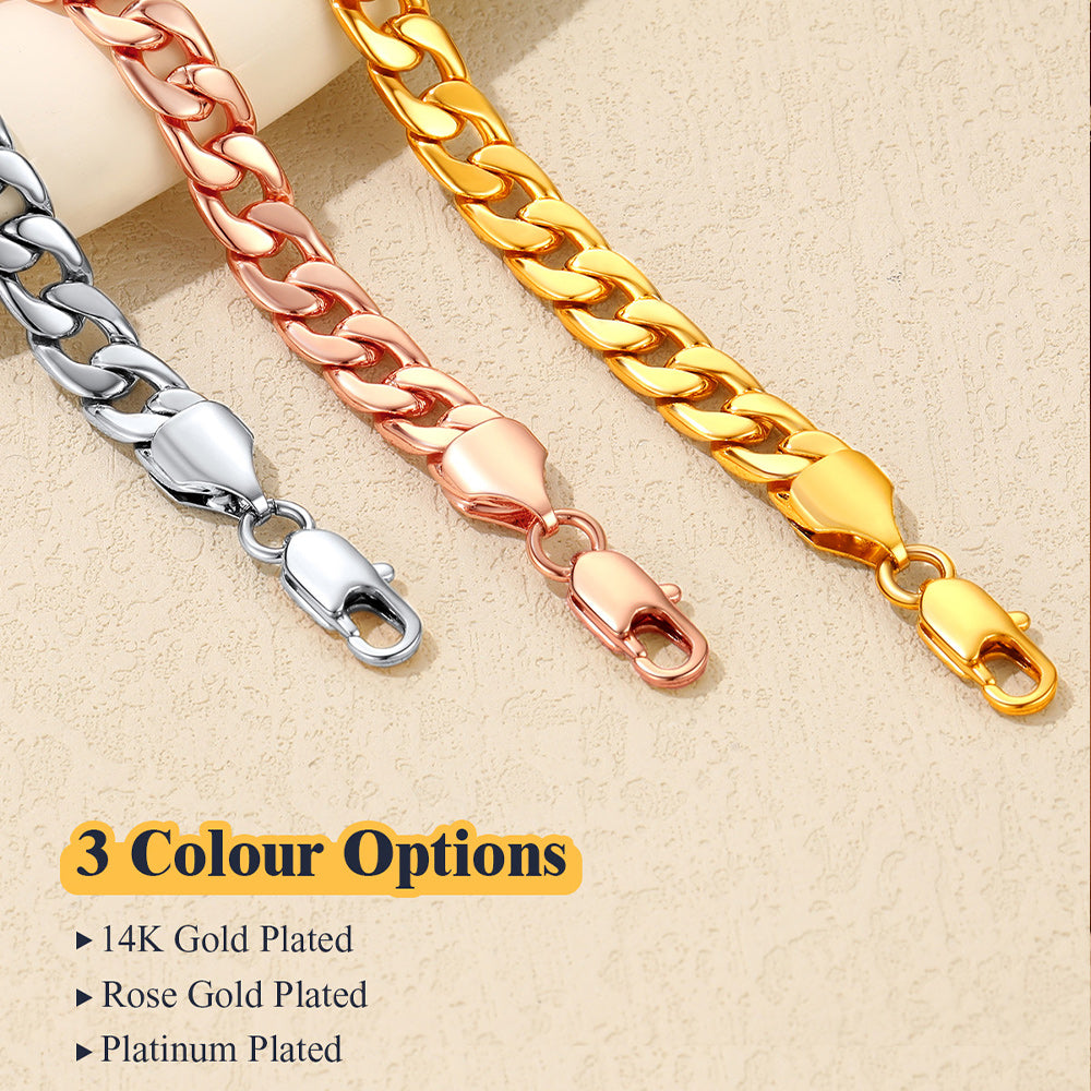 Cuban Chain Anklet Barefoot Jewelry for Women Girls