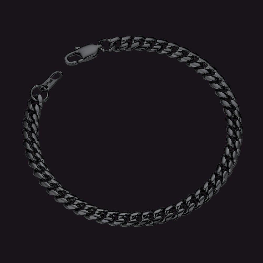 Stainless Steel Cuban Chain Bracelet for Men