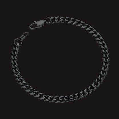 Stainless Steel Cuban Chain Bracelet for Men