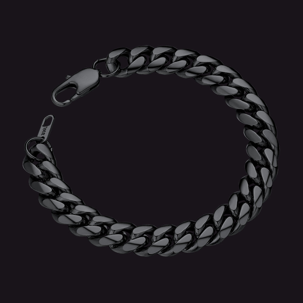 Stainless Steel Cuban Chain Bracelet for Men