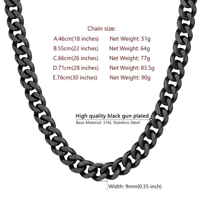 Hip-Hop Chunky Miami Cuban Link Necklace For Men