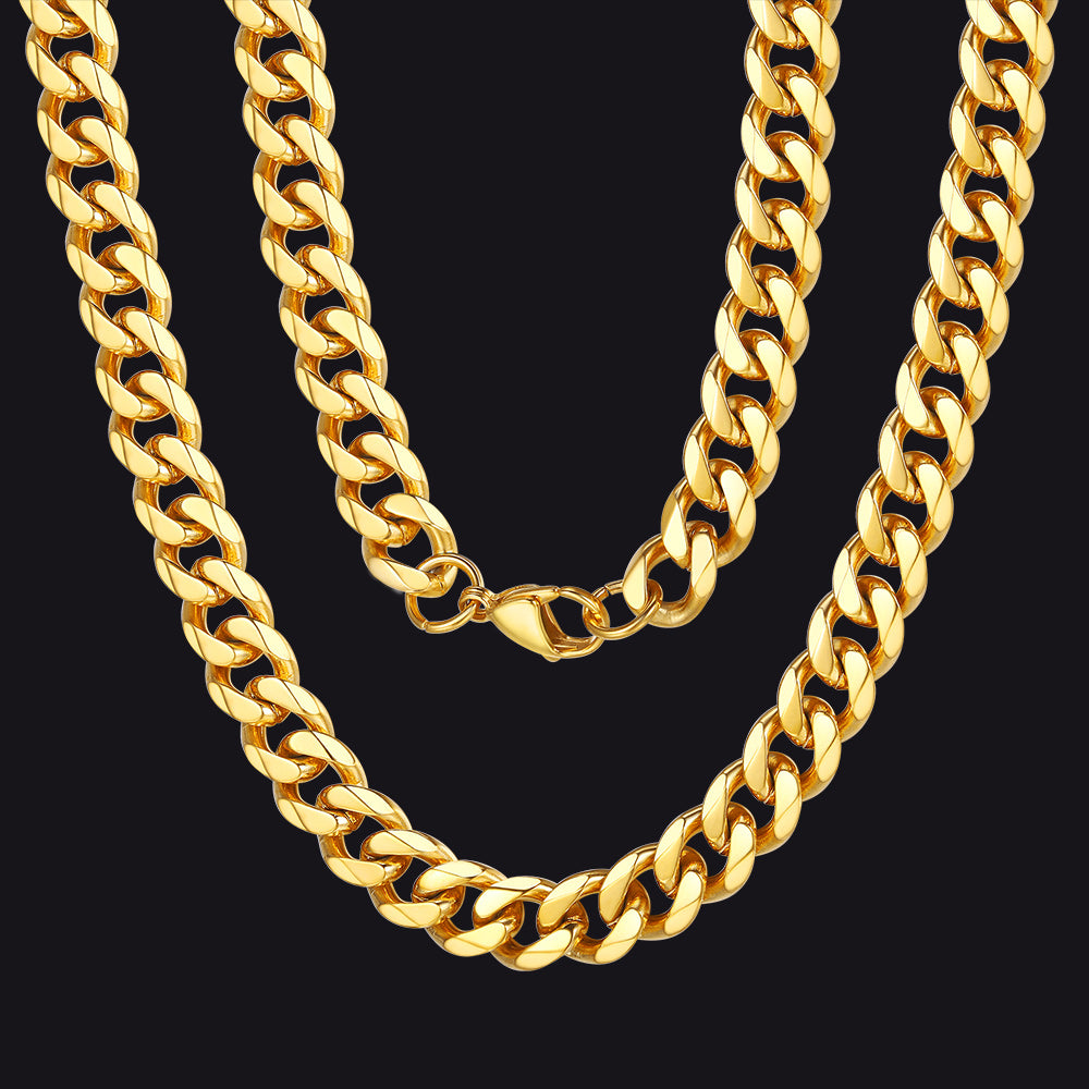 Chunky Miami Curb Cuban Link Chain Necklace