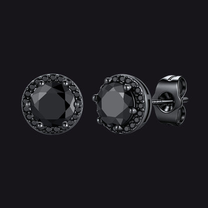 Boucles d'oreilles créoles gothiques à motif de nuages ​​et d'herbes pour homme