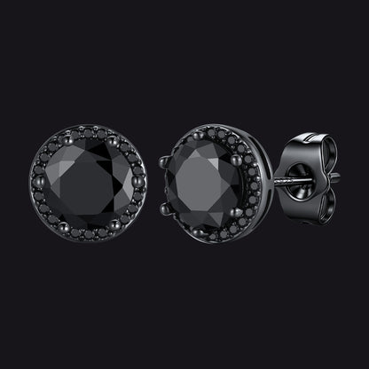 Boucles d'oreilles créoles gothiques à motif de nuages ​​et d'herbes pour homme