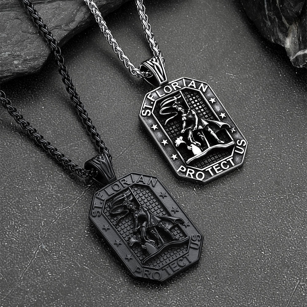 Custom Saint Florian Necklace