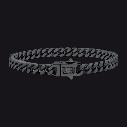 Custom Engraving Cuban Link Chain Bracelet 5/7/9/12mm Width for Men - FaithHeart Jewelry