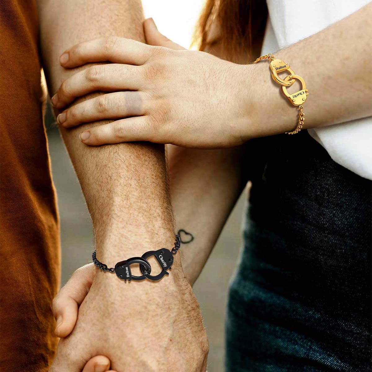 4MM Handcuff Chain Bracelet for Men Stainless Steel