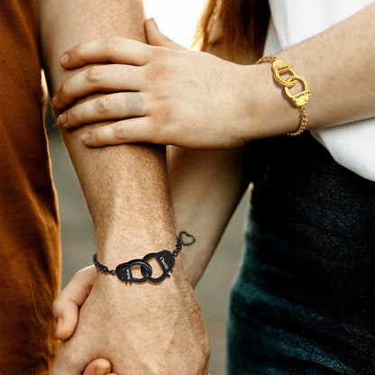 4MM Handcuff Chain Bracelet for Men Stainless Steel