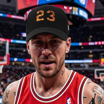 Custom Jersey Number Basketball Hat Embroidered Cap for Sports Fans