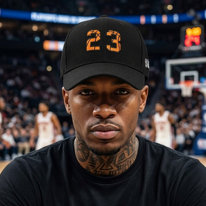 Custom Jersey Number Basketball Hat Embroidered Cap for Sports Fans