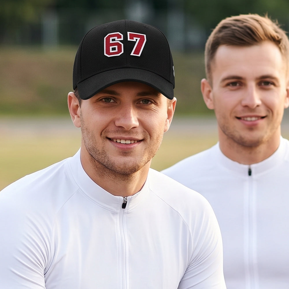 Custom Jersey Number Caps Embroidered Hats for Men Sports Fans