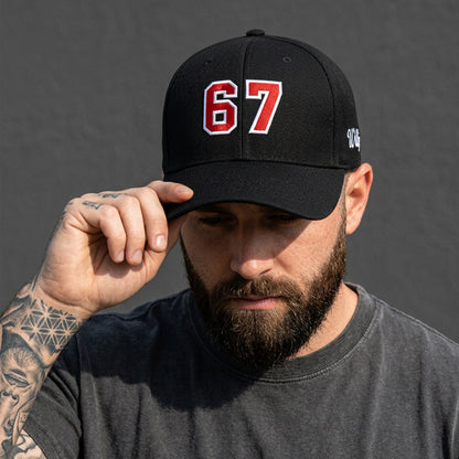 Custom Jersey Number Caps Embroidered Hats for Men Sports Fans