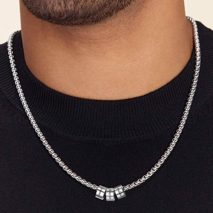  Custom Name Beads Chain Necklace