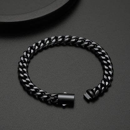  Custom Text Chunky Cuban Link Chain Bracelets Gift For Men