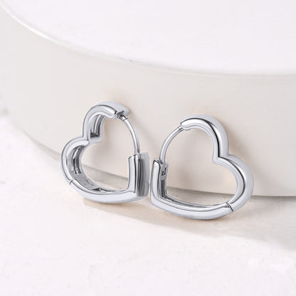 Dainty Heart-Shaped Earrings For Women