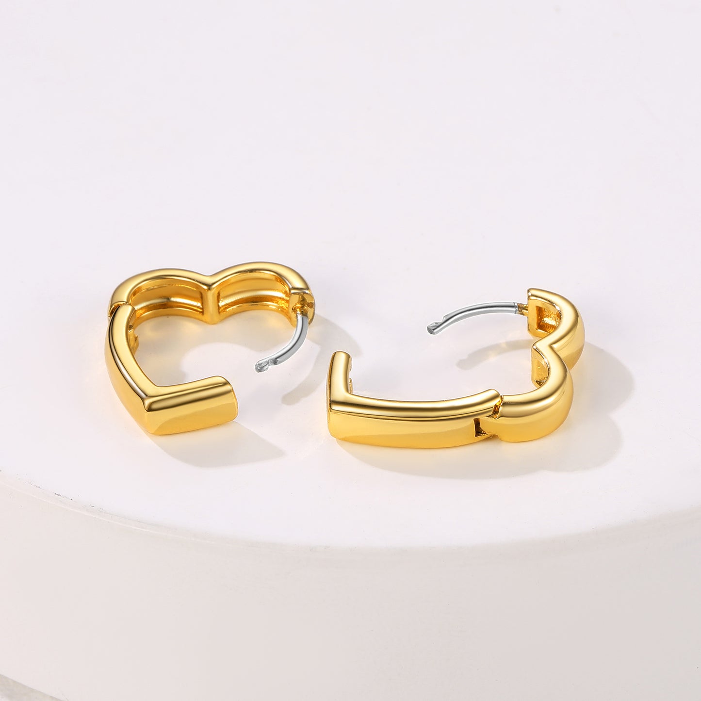 Dainty Heart-Shaped Earrings For Women