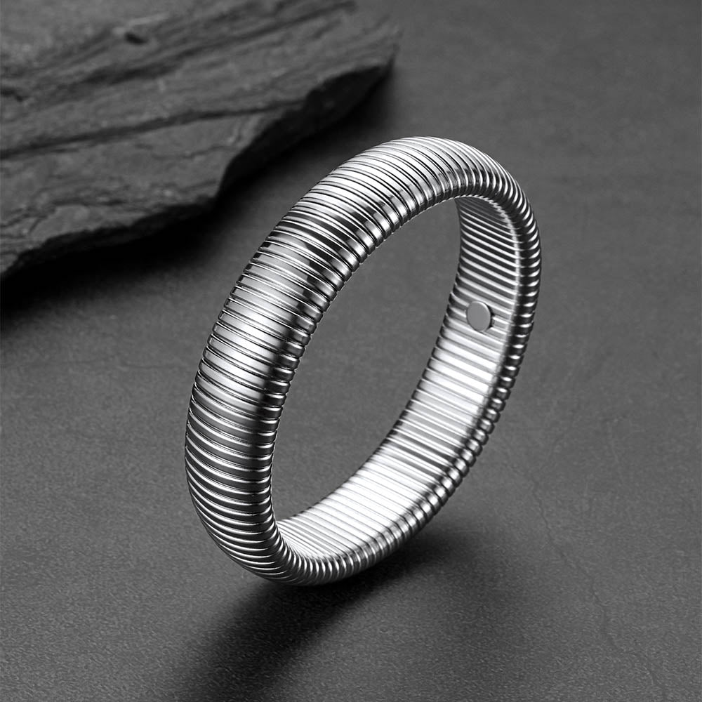 Stretch Chain Bangle Bracelet for Women Men