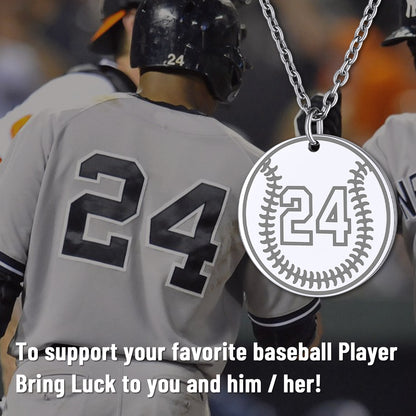  Custom Sports Necklace Jersey Number for Men Fans