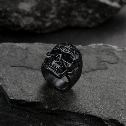 Eye of Providence Skull Ring For Men