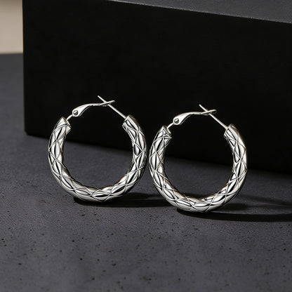 30/40/60/80mm Simple Oversized Hoops Earrings for Women