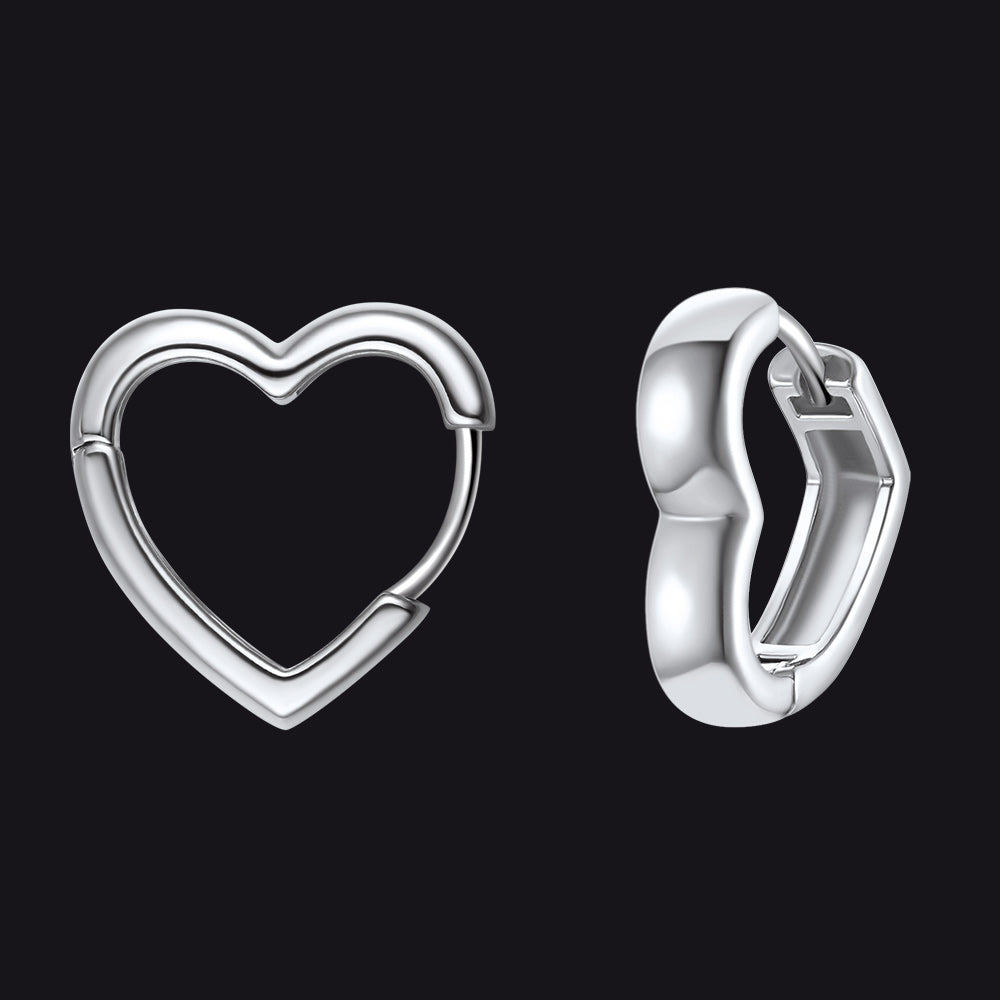 Dainty Heart-Shaped Earrings For Women
