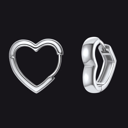 Dainty Heart-Shaped Earrings For Women