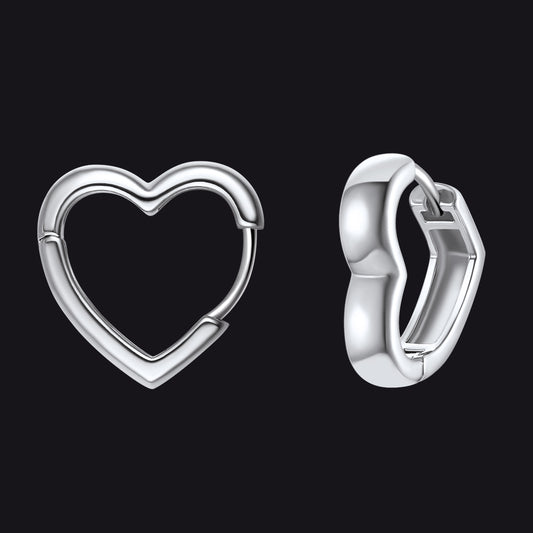 Dainty Heart-Shaped Earrings For Womenimg