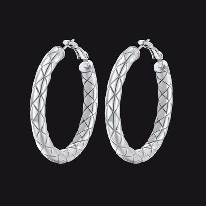 30/40/60/80mm Simple Oversized Hoops Earrings for Women